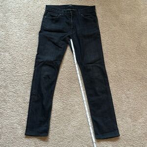 Theory Slim fit Black Denim Jeans